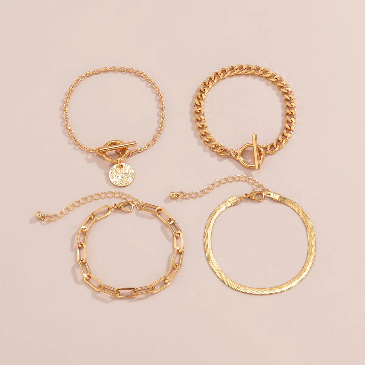 Metal Wind Hollow Chain Bracelet