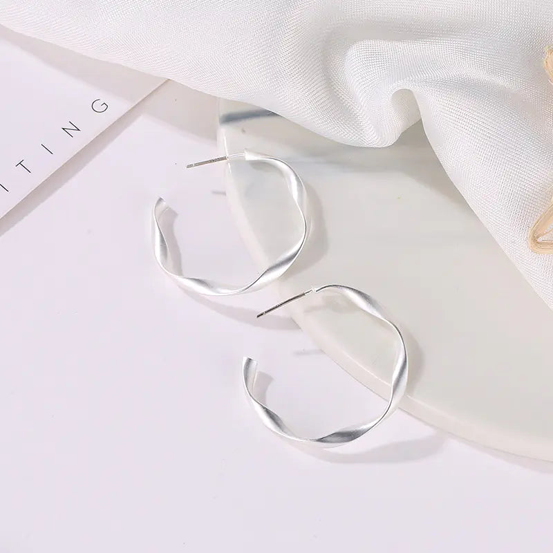 Geometric Hoop Earrings