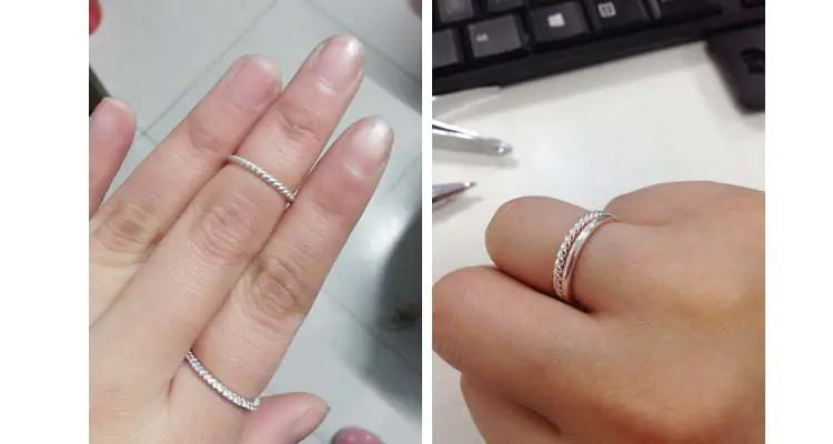 Twisted Dainty Ring