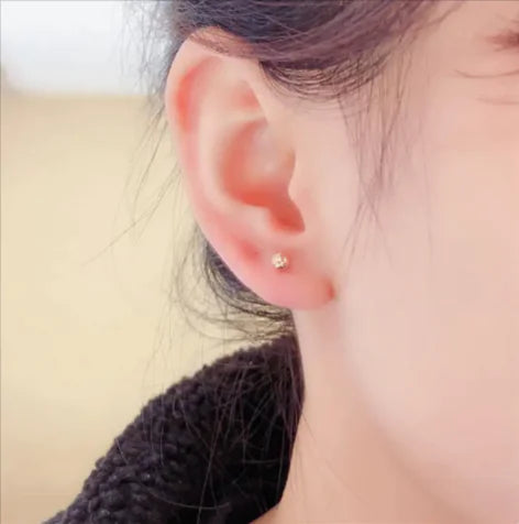 Elegant Minimalist Ball Stud Earrings