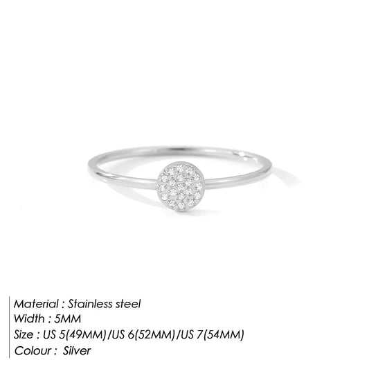 Dainty Solitaire Ring