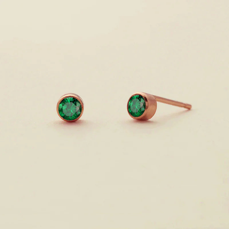Amelia Birthstone Crystal Earrings